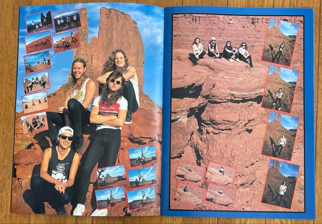 METALLICA DAMAGED JUSTICE TOUR '88～'89 brochure From Japan