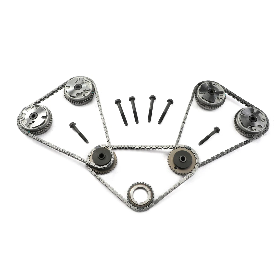 Kit de cadena de distribución con engranajes VVT para Cadillac ATS Chevy Buick GMC 3.0 3.2 3.6 07-22 Foto 3 de 4