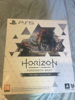 Coffret Horizon Forbidden West collector incomplet mais figurine NEUVE