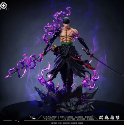 Dream Studio One Piece Roronoa Zoro Resin Model In Stock POP Yama H34cm Anime