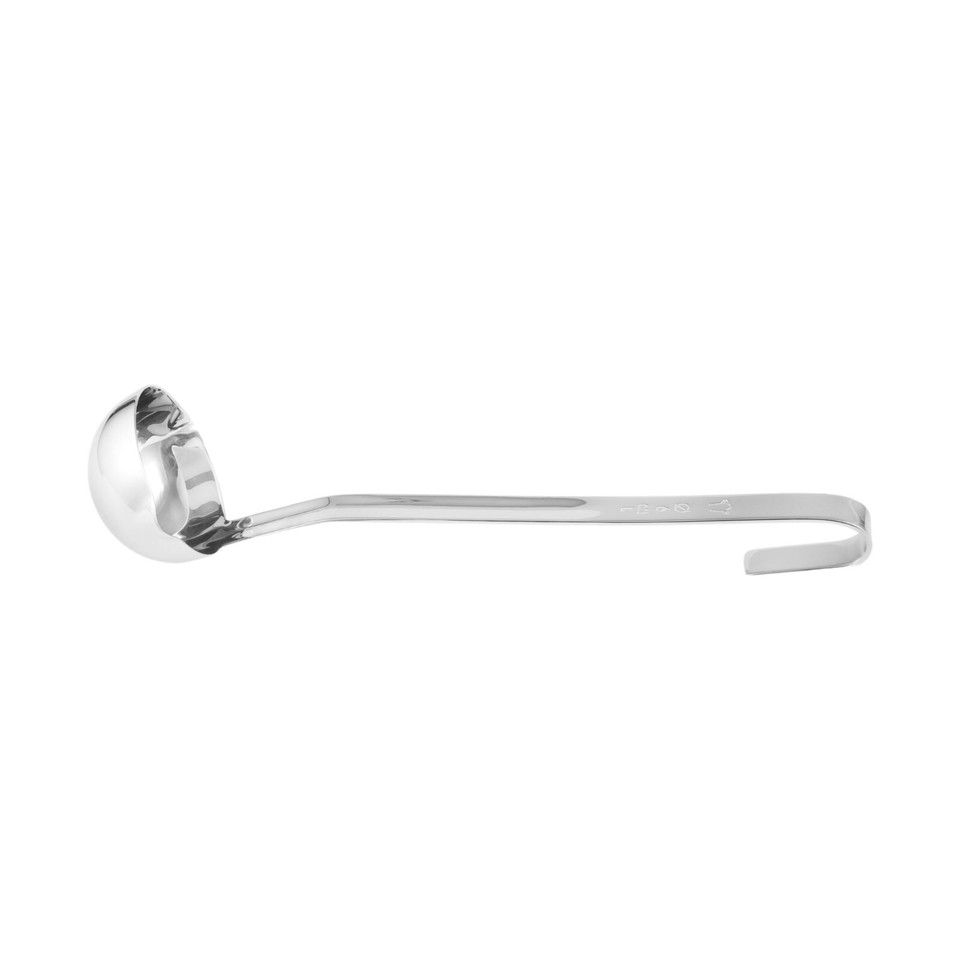 Premium 18/10 Stainless Steel Soup Ladle with Pouring Rim Durable, 2