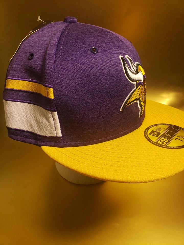  Minnesota Vikings New Era 59Fifty NFL Púrpura Lateral Ajustado 59FIFTy Talla 7 3/8 Foto 3 de 4