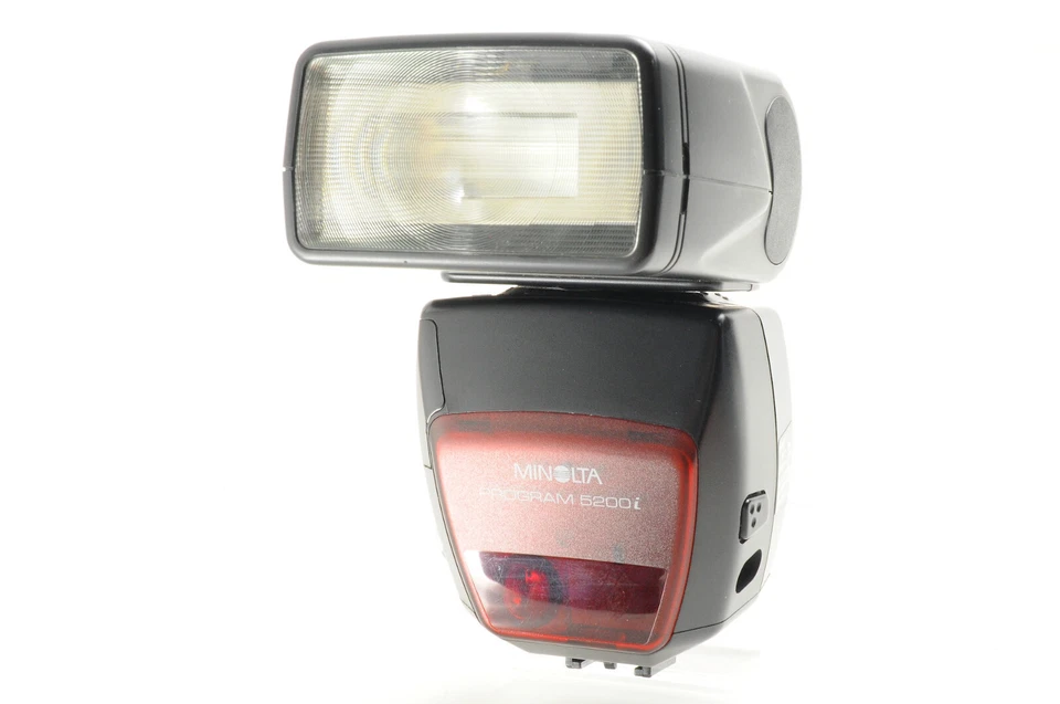 [Mint] Minolta Program 5200i Shoe Mount Flash Minolta SLR w/ Case - Image 2 of 4