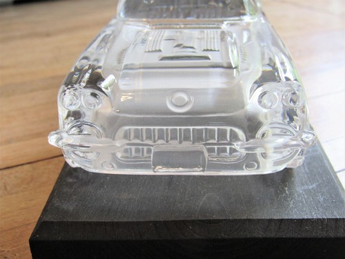 Vintage Model Car Chevy CORVETTE 1959 24% Lead Crystal Glass Made in Germany - Picture 7 of 8