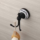 Black Ceramics Clothes Hook Bathroom Accessories Wall Mounted