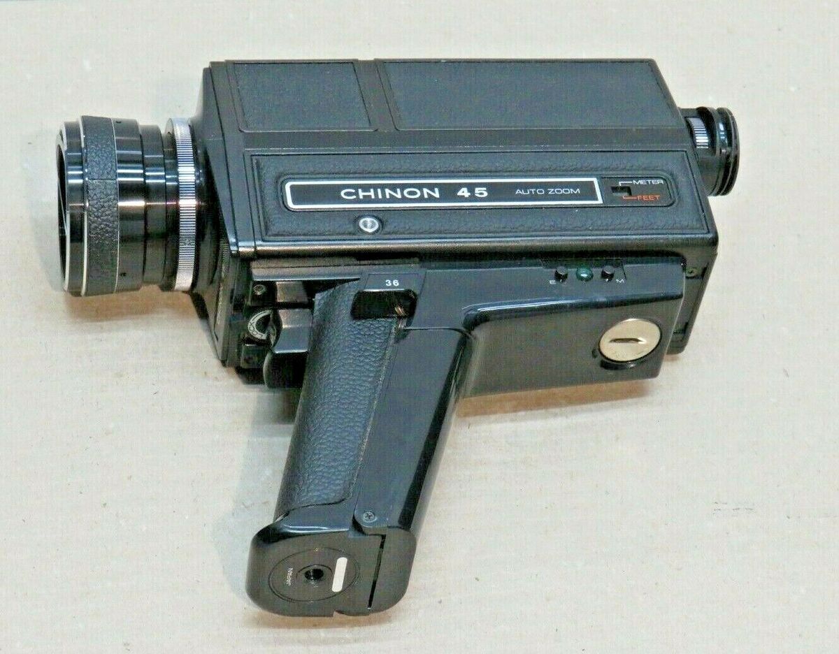 VINTAGE CAMERA / CINEPRESA SUPER 8 - CHINON 45 S8 - MADE IN VINTAGE CAMERA / CINEPRESA SUPER 8 - CHINON 45 S8 - MADE IN