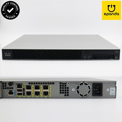 Cisco ASA 5515-X Firewall w/ Lic: Security Plus & AnyConnect Premium 250, 1Y-Wty
