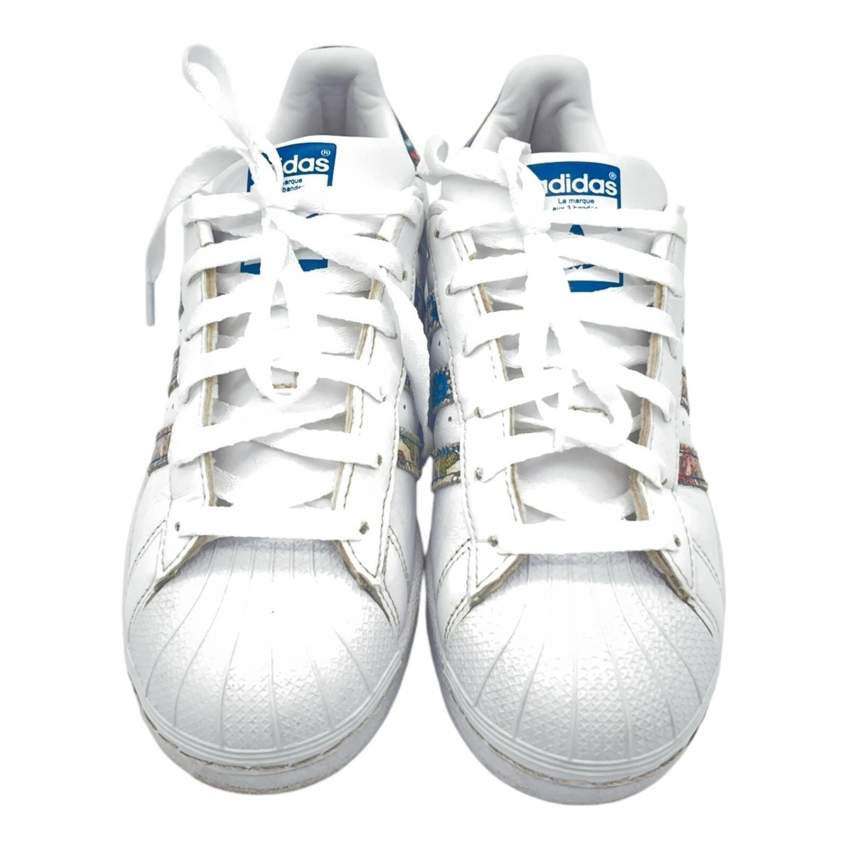 Adidas Superstar Originals Floral White Shoes Women's Size