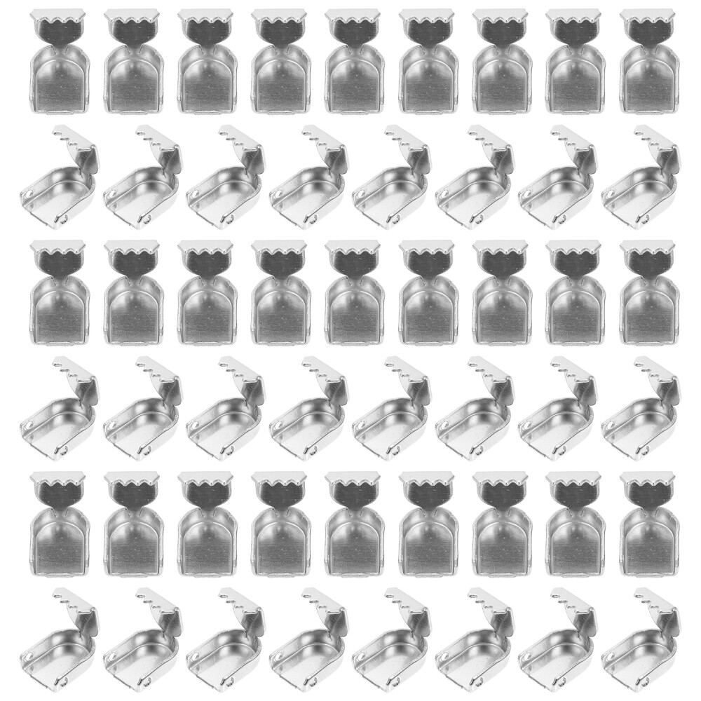 APL 100 Pezzi Clip per Lacci Chiusure Fascia per Scarpe Stopper Lavoro Fibbie