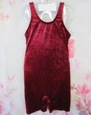 Biketard New Girls Size 12-14  Fits MC Velvet Unitard Leotard Dance Gymnastics
