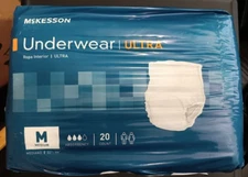 McKesson Regular Adult Absorbent Underwear Pull On Medium M Bag of 20 Unisex