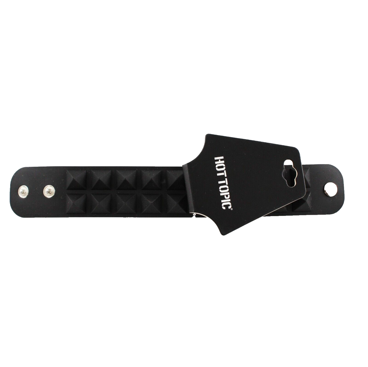Hot Topic Silicone Rubber Wide Spike Bracelet #B2132 | eBay
