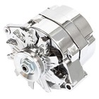 Alternator for Chrome 1 Wire Self Exciting Street Rod GM 305 350 BBC SBC 105Amp
