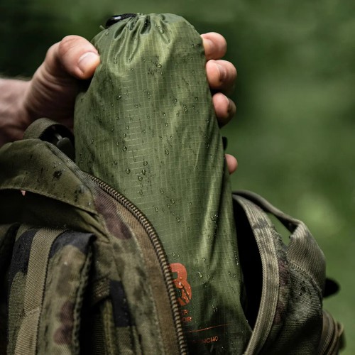 Poncho Abrigo de Lluvia Estilo Militar Multiuso Rip Stop Tejón Exterior Oliva - Imagen 8 de 9