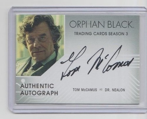 Orphan Black TV Show SDCC Autografo Trading Card #TM Tom McCamus Dr.Nealon (A)