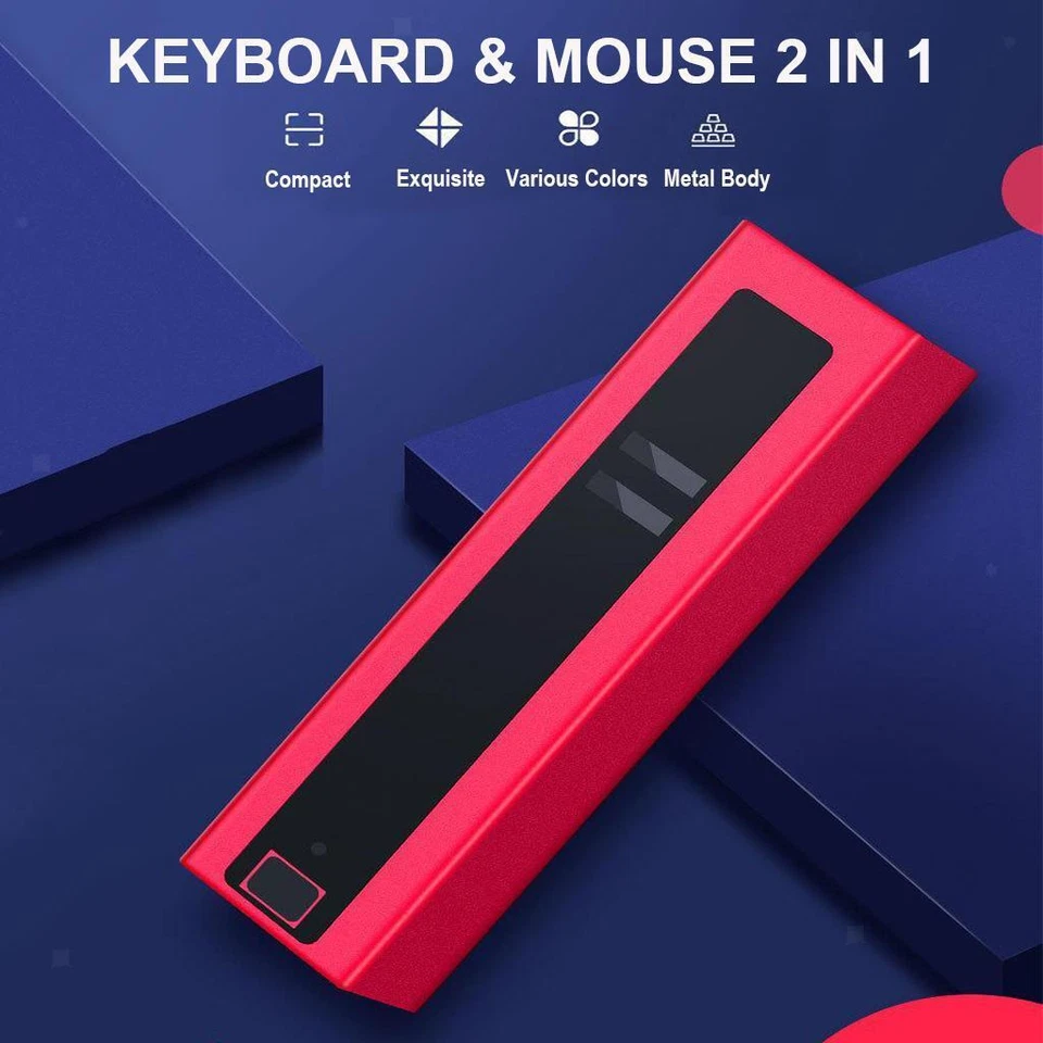 Mini Laser Projection Wireless Keyboard for Smartphone Tablet Rose Gold - Image 3 of 4