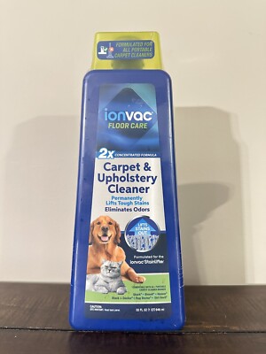 Ionvac Floor Care Carpet & Upholstery Cleaner Concentrated Formula 32 Fl Oz