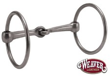 Ring Snaffle Horse Bit 5" Mouth Raw Sweet Iron by Weaver Leather New