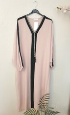 Damenkleid langeskleid Sommerkleid arabischeKleid Abaya Maxidress Kaftan XXL