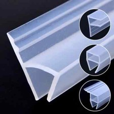 Silicone Rubber H/F/U Shape Glass Door Sealing Strips Window Glass Seal Strip   