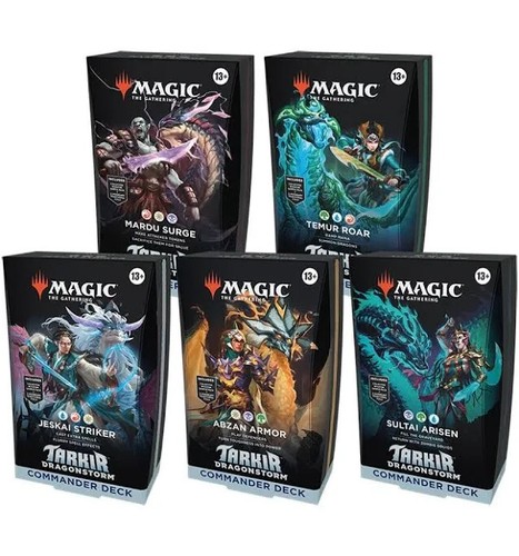 MTG Tarkir: Dragonstorm Commander Decks (Set Of 5)