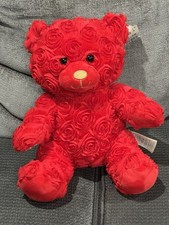 Build A Bear Red Roses Bear Dandee 14" 2020 Valentine Love 028292 Rose Bear