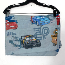 Cars Twin Bed Sheet Flat Top Pixar Race Lightning McQueen RSN World Grand Prix