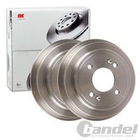 2X NK Ø 180Mm Bremstrommeln Satz Hinten Passend FüR Hyundai Getz | 253421
