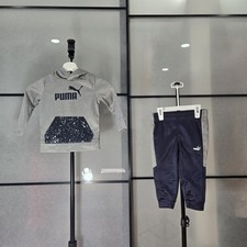 PUMA Grey Hoodie and Joggers Set 24 Month Baby Boy Outfit