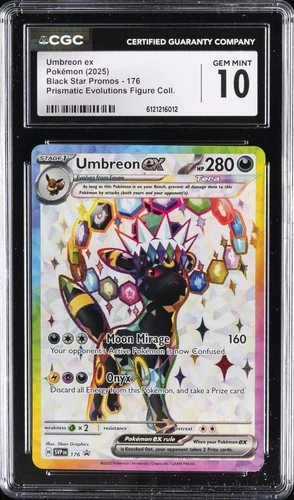 2025 POKEMON BLACK STAR PROMOS #176 UMBREON CGC 10 GEM MINT