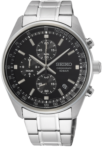 SEIKO SPORT SSB379P1 Herrenuhr Chronograph Chrono Edelstahl Uhr Neu
