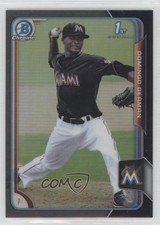 2015 Bowman Chrome Prospects Asia Exclusive Black Refractor Domingo German 11kh