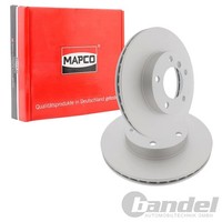 2X Mapco Bremsscheiben 286Mm BelÜFtet Vorne Passend FüR BMW 3 Z3 Z4 | 15761C