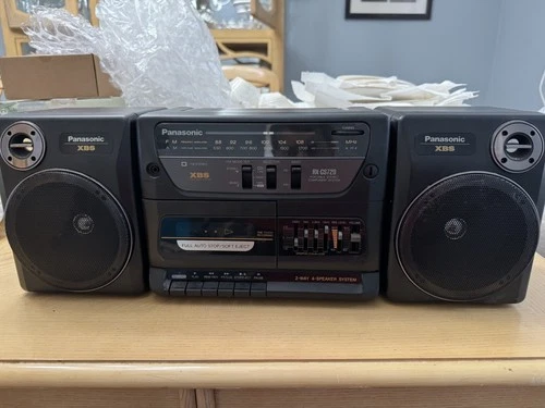 Panasonic RX CS720 Portable Stereo System Cassette Player AM FM Tested Working