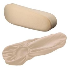 1 Pair Car Front Seat Armrest Covers, Breathable Front Seat Armrest Beige