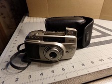 Vintage Minolta Elite Supreme Freedom Zoom EX 35mm Camera W/Case