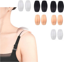 12 Pieces Bra Strap Holders for Slipping Silicone Rubber Bra Strap