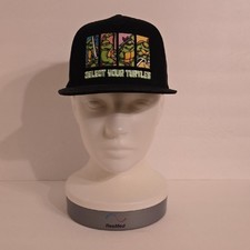 Nickeloden Black Ninja Turtles Snapback Hat -...