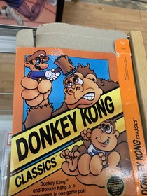 Donkey Kong Classics Nintendo Nes *Box Only* No Game Authentic