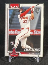 2026 Topps Series 1 #232 Chad Stevens Rookie Base Card Baseball. rookie card picture