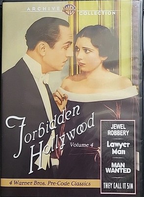 FORBIDDEN HOLLYWOOD ~ Volume 4 ~ WB Archive Collection ~ DVD Box Set ~ SEALED!!!