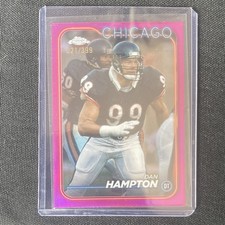 2024 Topps Chrome Dan Hampton Pink Refractor /399 Chicago Bears #22