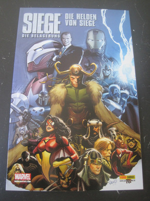 THE SIEGE - DIE HELDEN VON SIEGE -  (Softcover Panini Comic 2010) Z0-1 / 1