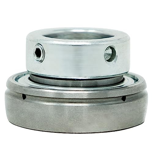 SA207-22 Insert Bearing 1-3/8" Bore Spherical OD Eccentric Lock Collar Lube Hole - Picture 7 of 8