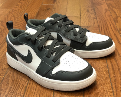 NEW* Pre-School KIDS NIKE AIR JORDAN 1 Low ALT(PS) Iron Grey/White