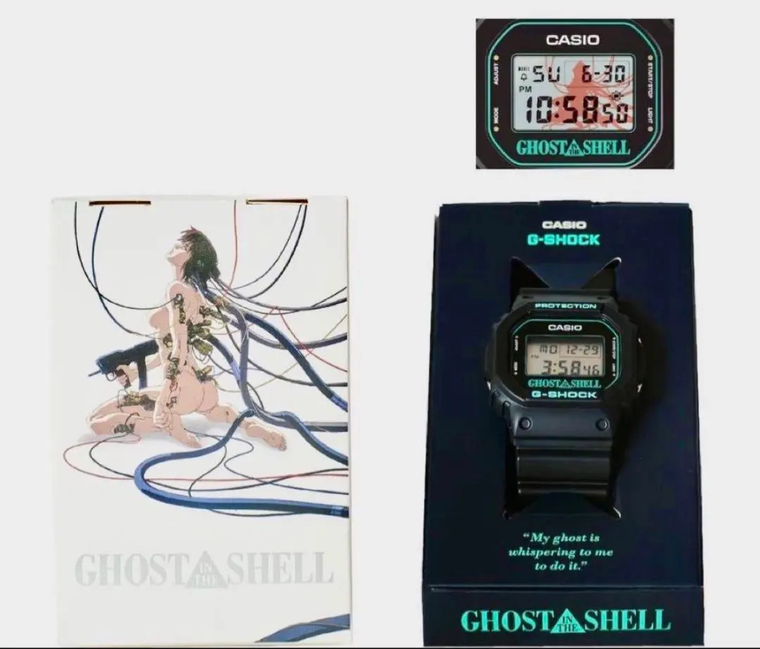 攻殻機動隊 G-SHOCK DW-5600 CASIO G-SHOCK DW-5600 Ghost in the Shell Collaboration Motoko