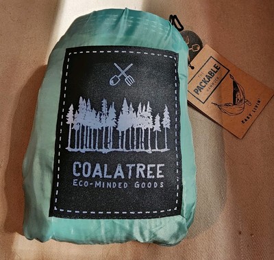 Coalatree Eco-Minded Goods ''The Loafer'' Packable Hammock, Green 96'' x 54''