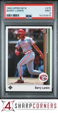 1989 UPPER DECK #270 BARRY LARKIN REDS HOF PSA 9