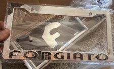 Forgiato License Chrome Plate Frame Rims Wheels Brand 100 Authentic Forgiato