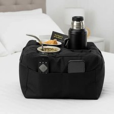 Almohadon Matero Antivuelco Impemeable Apoya Termo - Color Negro